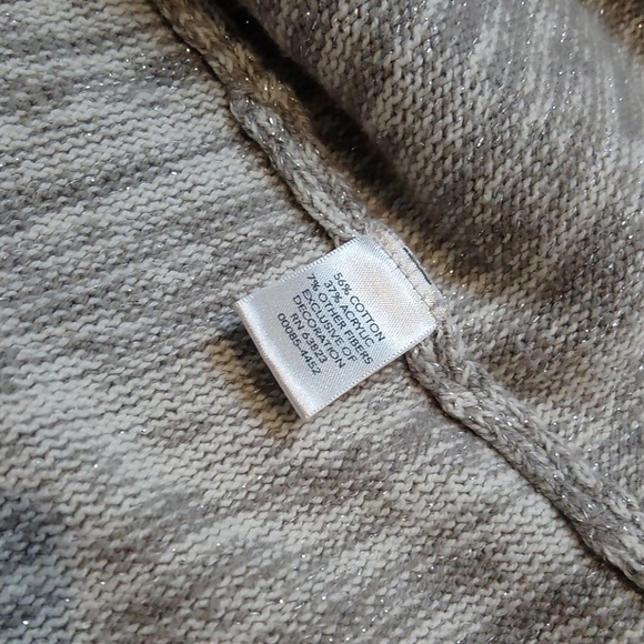 Christopher & Banks Sequin Open Front Cardigan - Picture 5 of 8